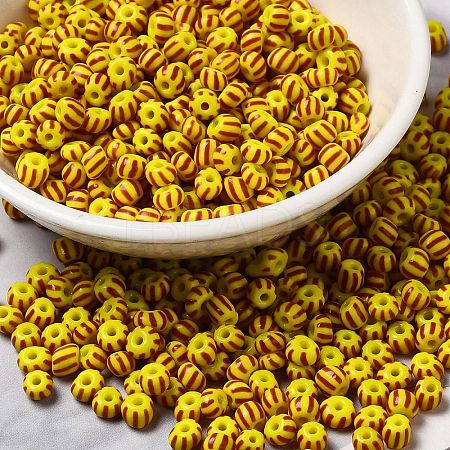 8/0 Opaque Colours Seep Glass Seed Beads X-SEED-F003-04B-01-1
