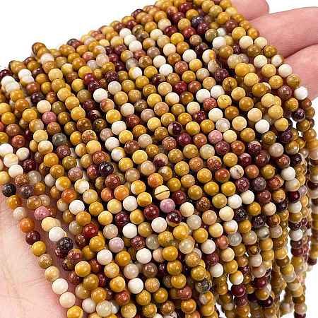Natural Mookaite Beads Strands X-G-M438-A05-01-1