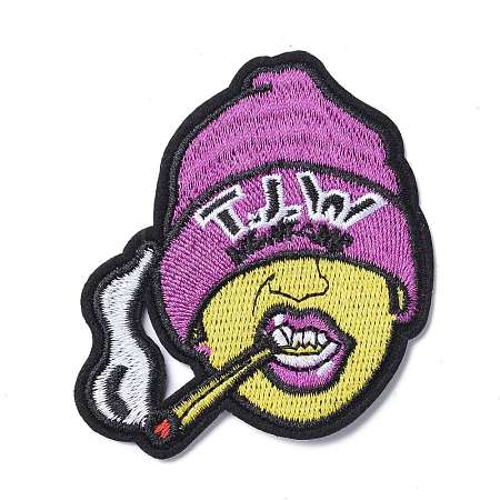 Computerized Embroidery Cloth Iron on/Sew on Patches DIY-M009-37-1
