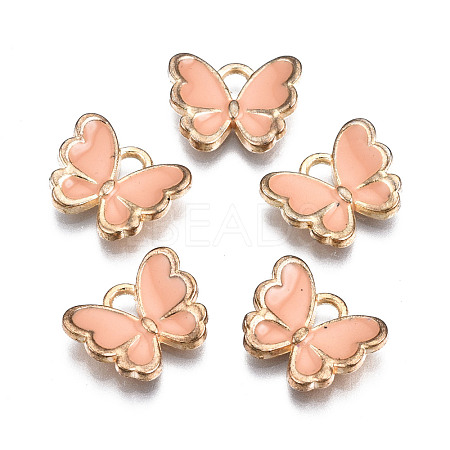 Alloy Enamel Charms ENAM-S121-070K-1
