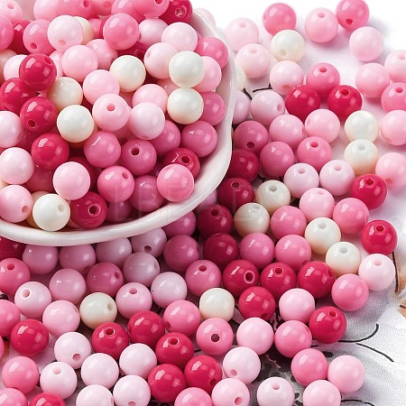 Opaque Acrylic Beads SACR-Q004-02J-1