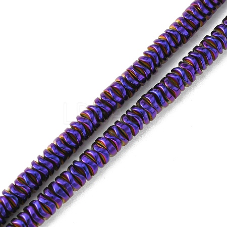 Electroplated Synthetic Non-Magnetic Hematite Beads Strands G-H020-M01-08-1