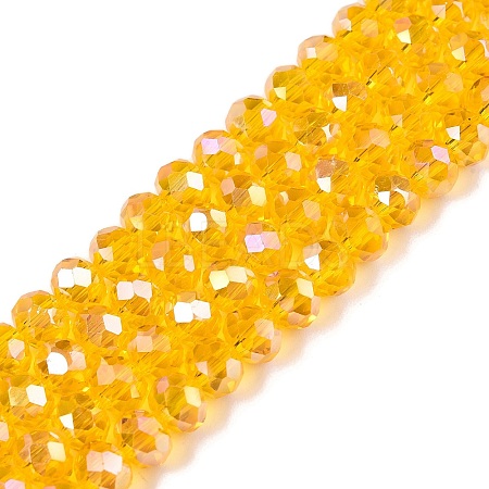 Electroplate Glass Beads Strands LS-EGLA-A044-T6mm-B05-1