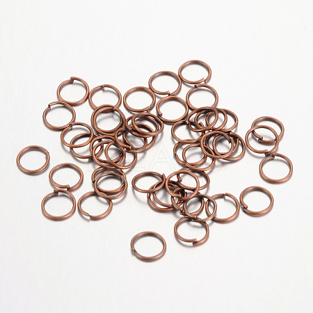 Iron Open Jump Rings IFIN-A018-7mm-R-NF-1