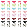 40Pcs 8 Colors Spray Painted Opaque Acrylic Beads MACR-TA0002-66-1