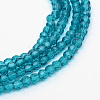 Transparent Glass Bead Strands LS-GLAA-R166-6mm-01C-1