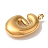 Ion Plating(IP) 304 Stainless Steel Pendants STAS-M017-08G-07-2