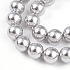 Baking Paint Pearlized Glass Pearl Bead Strands HY-N002-8mm-A03-4