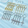 Brass & Tibetan Style Alloy Keychain KEYC-JKC00555-4