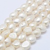 Natural Cultured Freshwater Pearl Beads Strands PEAR-K004-06A-1