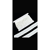 10 Yards Polyester Pleated Satin Wrinkle Ribbon OCOR-FG0002-47A-7