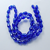 Electroplate Glass Beads Strands X-EGLA-R008-15x10mm-8-2
