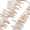 Natural Baroque Keshi Pearl Beads Strands PEAR-P064-02D-02B-2