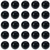 2 Strands Round Natural Black Onyx(Dyed & Heated) Beads Strands G-SP0001-24-1