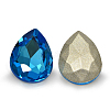 Faceted Teardrop Glass Pointed Back Rhinestone Cabochons RGLA-A008-13x18mm-SM-3