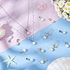 32Pcs Shell Pearl Pendants PALLOY-PH01823-4