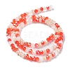 Glass Beads Strands EGLA-A034-M4mm-27-4