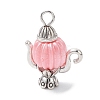 Acrylic & Tibetan Style Alloy Pendants PALLOY-JF04325-3