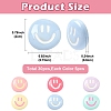 30Pcs 6 Colors Opaque Resin Cabochons RESI-YW0005-44-2