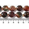 Natural Polychrome Jasper/Picasso Stone/Picasso Jasper Beads Strands G-NH0004-010-5