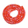 Electroplate Opaque Solid Color Glass Beads Strands LS-EGLA-A044-P3mm-L03-2