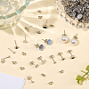 304 Stainless Steel Stud Earring Findings STAS-SP0002-01-4