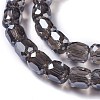 Electroplate Glass Beads GLAA-F108-13A-03-1
