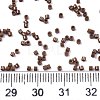 FGB 11/0 Grade A Baking Paint Glass Seed Beads SEED-S030-1047-4