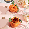 1Pc Tangerine Woolen Crochet Wallets AJEW-NB0005-93-3