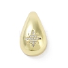 Rack Plating Brass Micro Pave Clear Cubic Zirconia Pendants KK-H474-18G-11-1