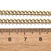 304 Stainless Steel Curb Chain Necklaces X-NJEW-H492-01G-4