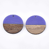 Resin & Wood Pendants X-RESI-S358-02B-10-2