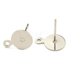 Brass Stud Earring Findings LS-KK-K225-02B-P-2