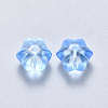 Transparent Spray Painted Glass Beads GLAA-S190-005A-02-2