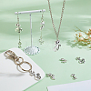 80Pcs 4 Style Tibetan Style Alloy Pendants TIBEP-PH0001-37-2