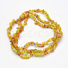 Handmade Millefiori Glass Beads Strands X-GLAA-F067-04B-2