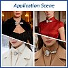 2Pcs Flower Alloy Rhinestone Snap Lock Clasps FIND-FH0018-22B-7