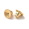 Rack Plating Brass Ear Nuts X-KK-G480-06G-2