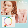 360Pcs 12 Colors Baking Paint Iron Open Jump Rings IFIN-SC0001-89-4