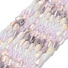 Electroplate Glass Beads Strands EGLA-P065-01A-02-1