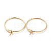 316 Surgical Stainless Steel Hoop Earring Findings STAS-J025-01B-G02-1