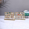 Four Layers Iron Earrings Storage Rack PW-WG0F0E3-01-2
