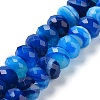 Natural Banded Agate/Striped Agate Beads Strands G-E605-A02-03B-1