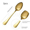 Stainless Steel Spoons Set AJEW-WH0253-001-2