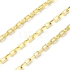 Rack Plating Brass Paperclip Chains CHC-F016-01G-2