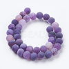 Natural Weathered Agate Beads Strands X-G-G589-8mm-06-3