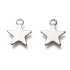 Non-Tarnish 201 Stainless Steel Charms STAS-B001-14B-P-1