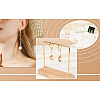 Brass Huggie Hoop Earring Findings & Open Jump Rings KK-TA0007-83G-27