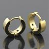 Brass Huggie Hoop Earrings EJEW-EE0002-252C-2