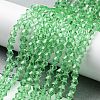 Transparent Glass Beads Strands EGLA-A039-T2mm-D24-4